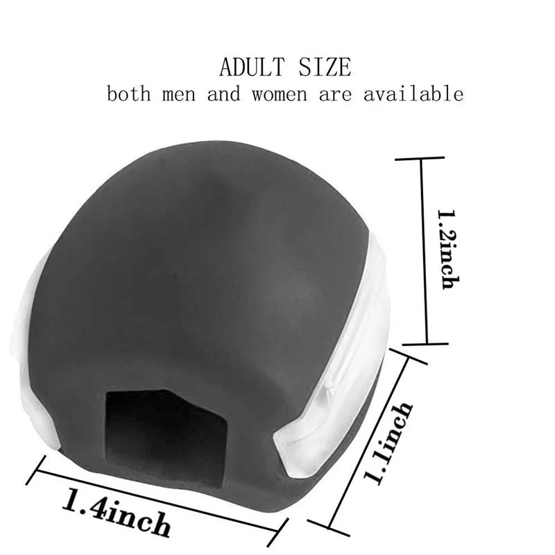 💥 Appareil de musculation de la mâchoire – Balle fitness visage anti-âge (silicone alimentaire)