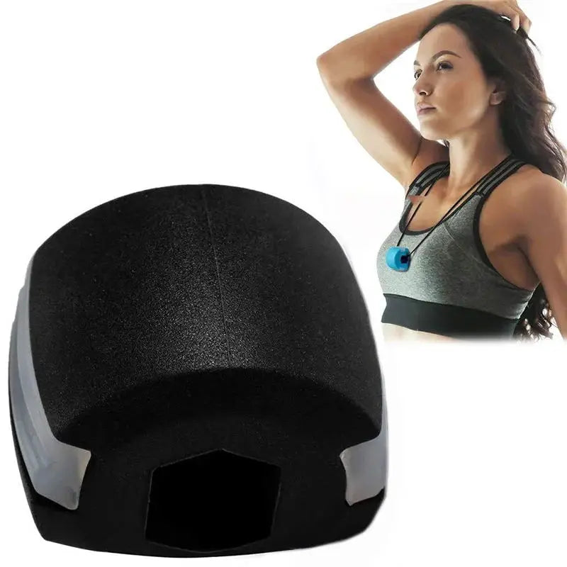 💥 Appareil de musculation de la mâchoire – Balle fitness visage anti-âge (silicone alimentaire)