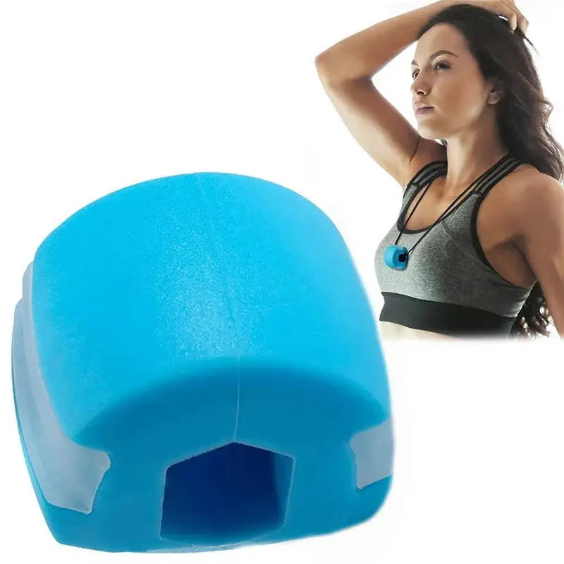 💥 Appareil de musculation de la mâchoire – Balle fitness visage anti-âge (silicone alimentaire)