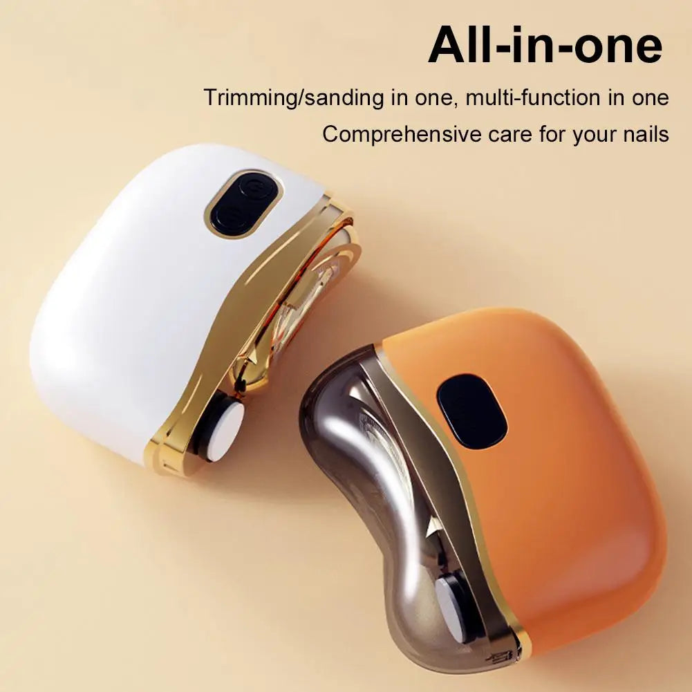 Coupe-Ongles Électrique 2-en-1 & Polisseur Intégré
